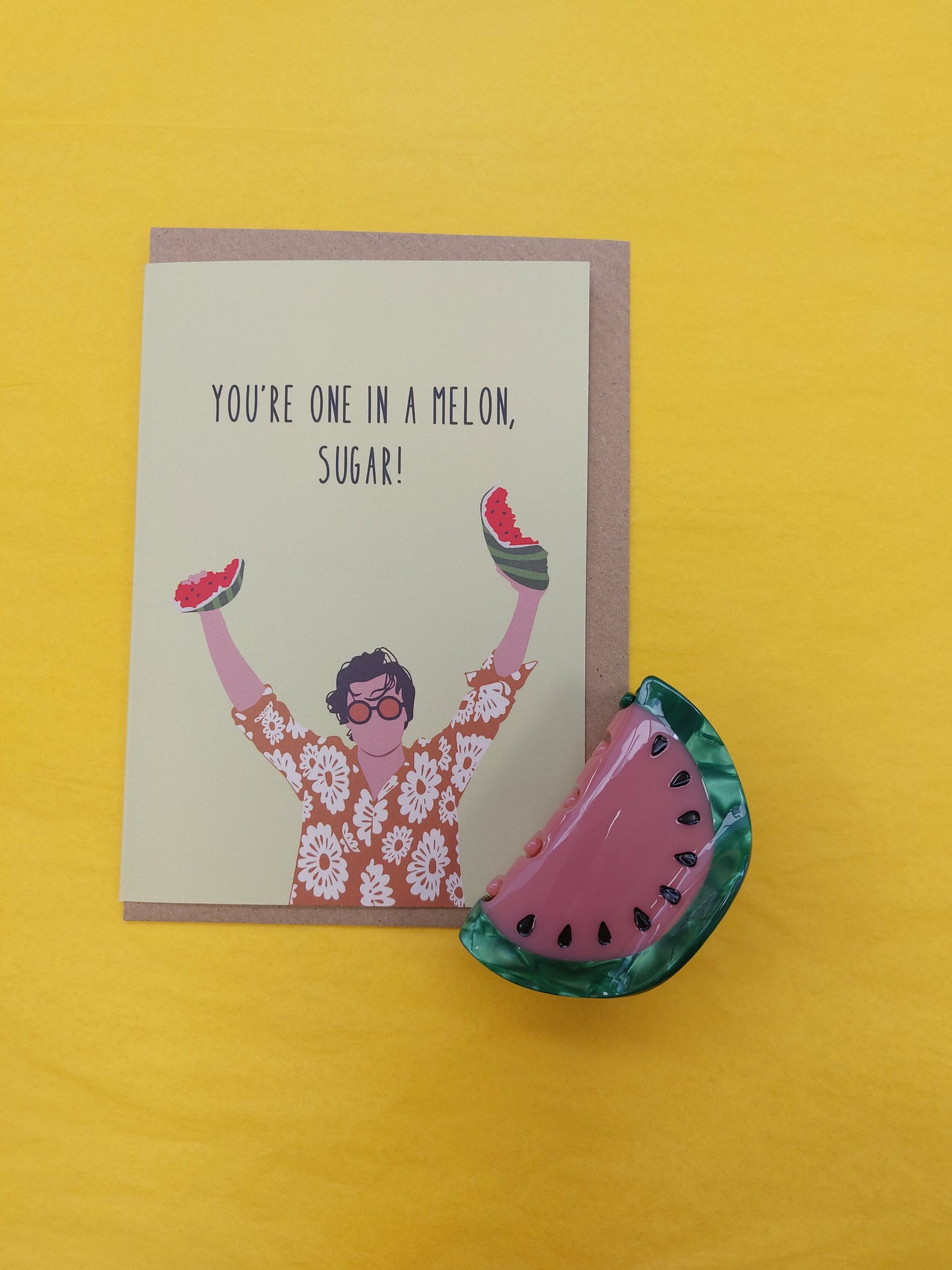 You're One in a Melon (Sugar) Harry Styles Greeting card