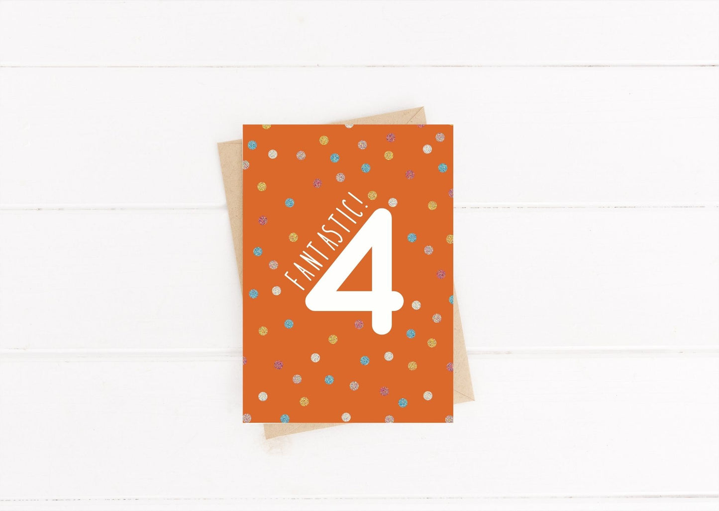 4th Birthday Card