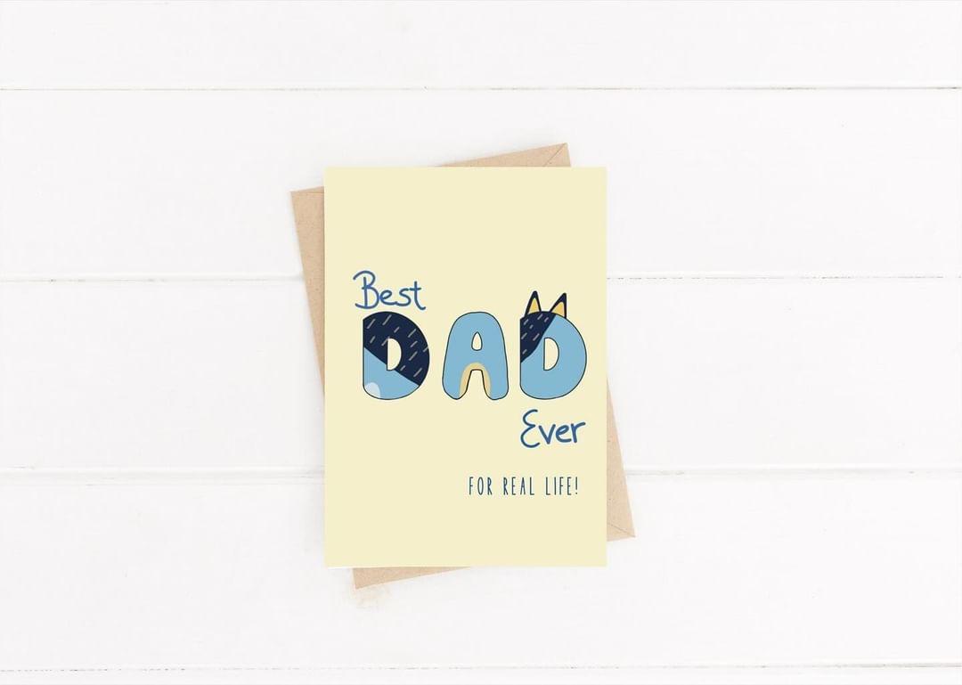 Bluey Inspired Card
