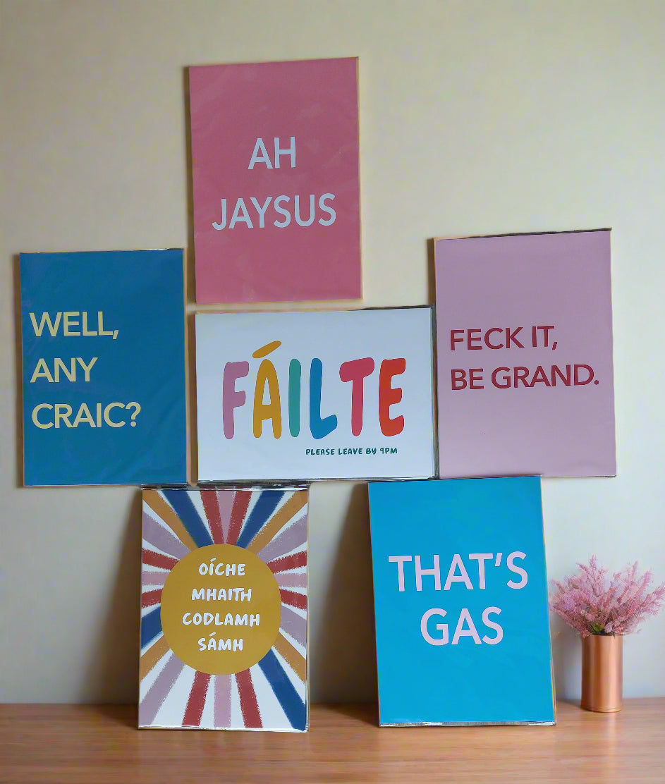 Ah Jaysus - A4 Art Print