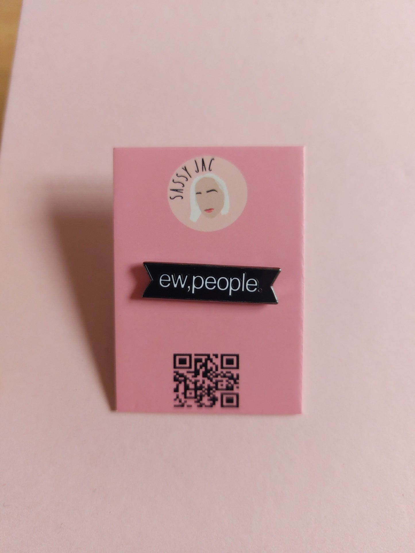 Ew, People Pin Badge