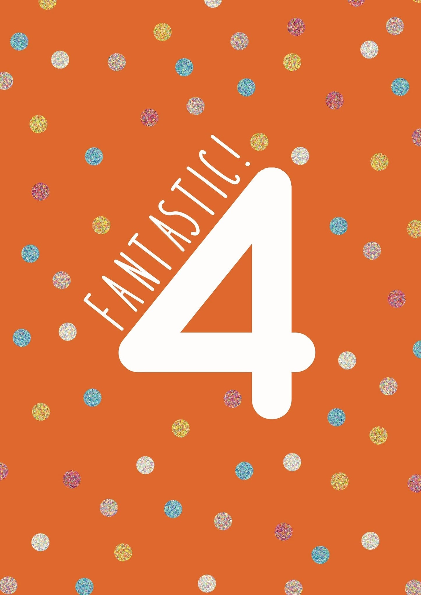 4th Birthday Card