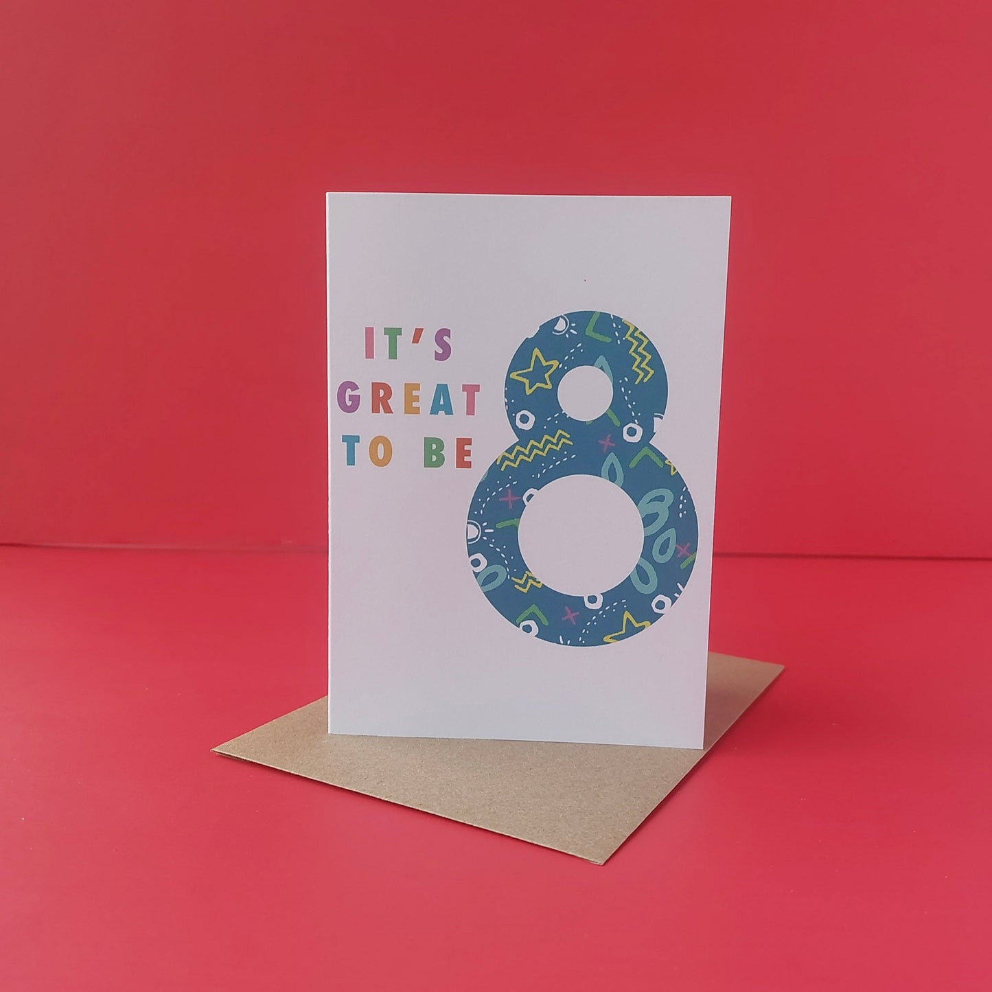 8th Birthday Card