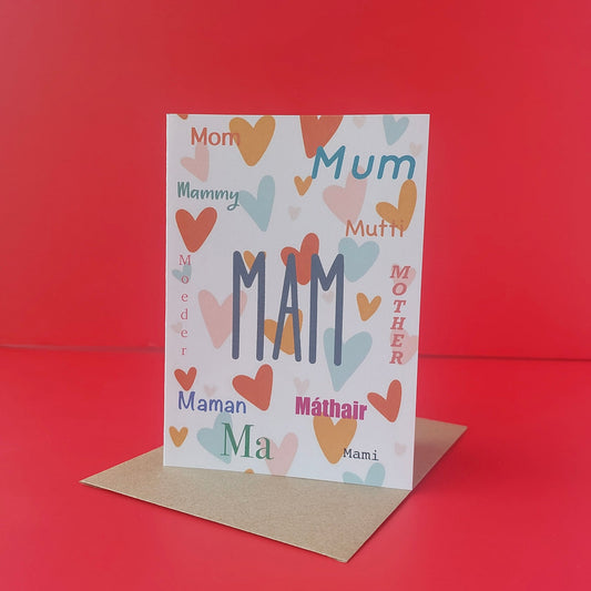 Mam, Mammy, Máthair, etc (Card)