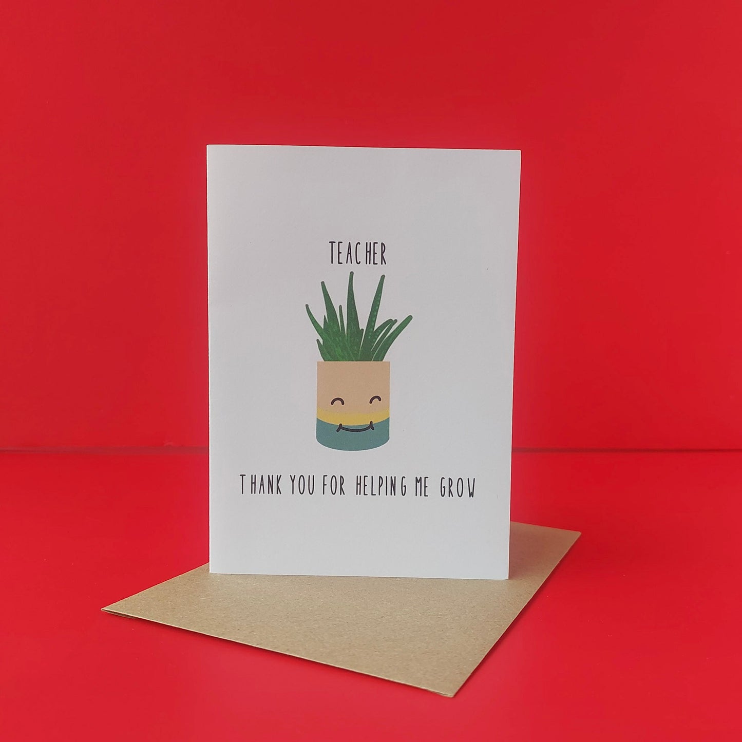 Teacher Plant Card