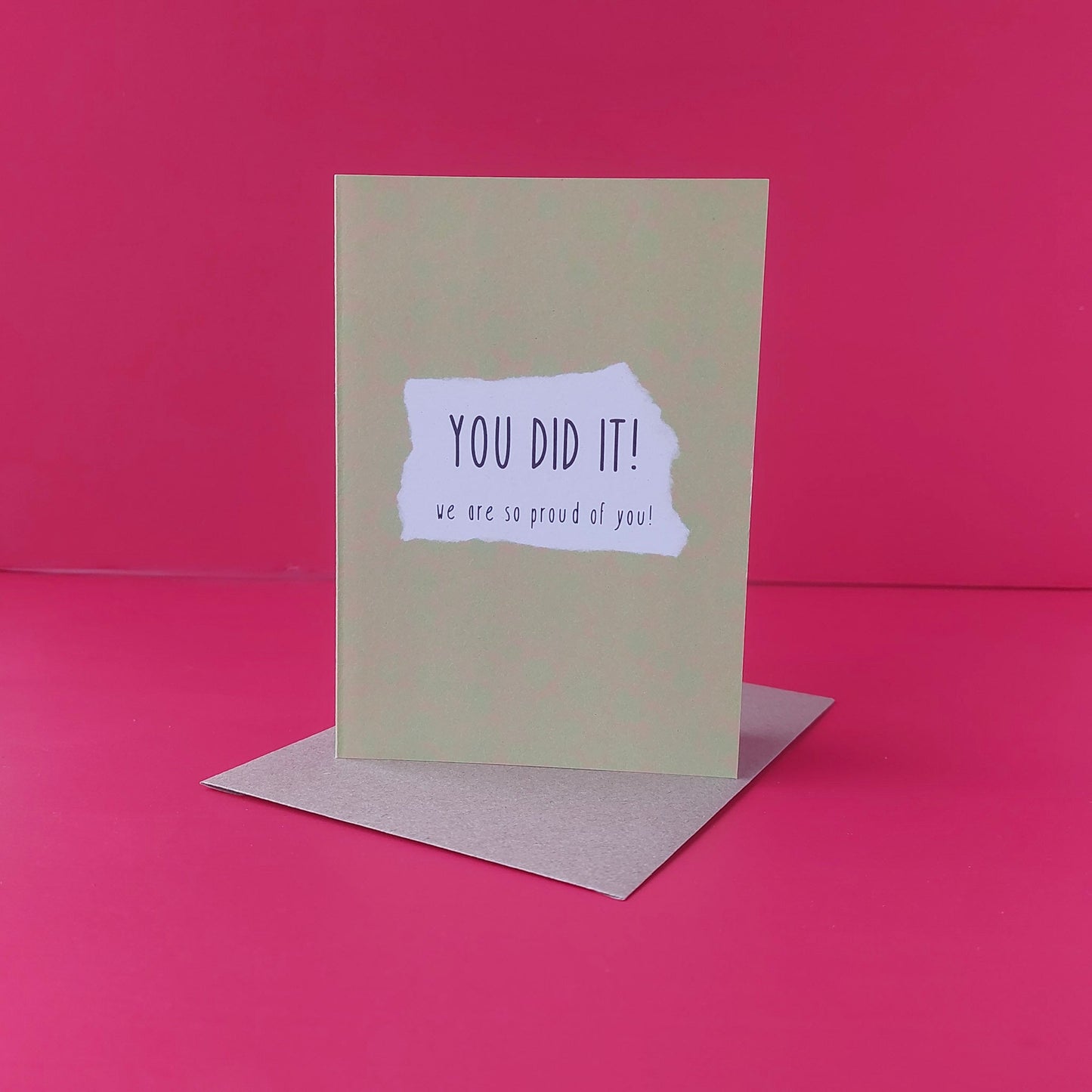 You did it!