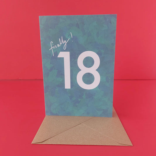 18th Birthday card