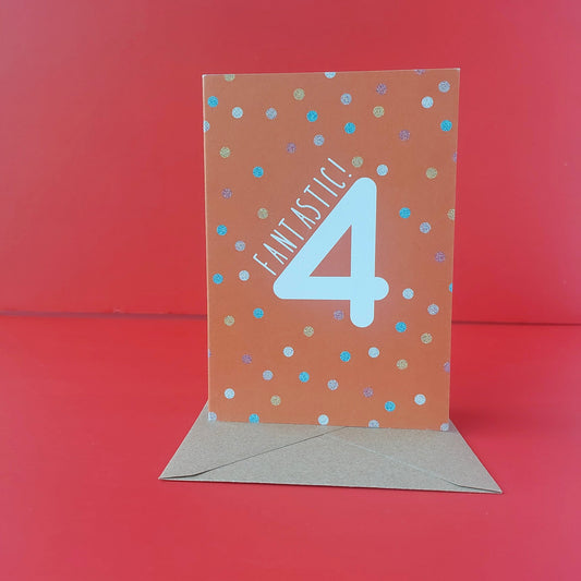 4th Birthday Card