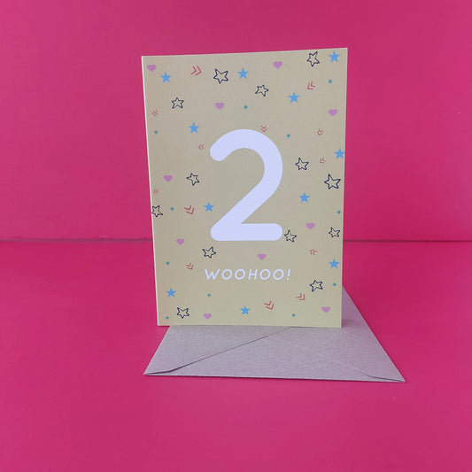 2nd Birthday Card