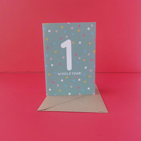 1st Birthday Card