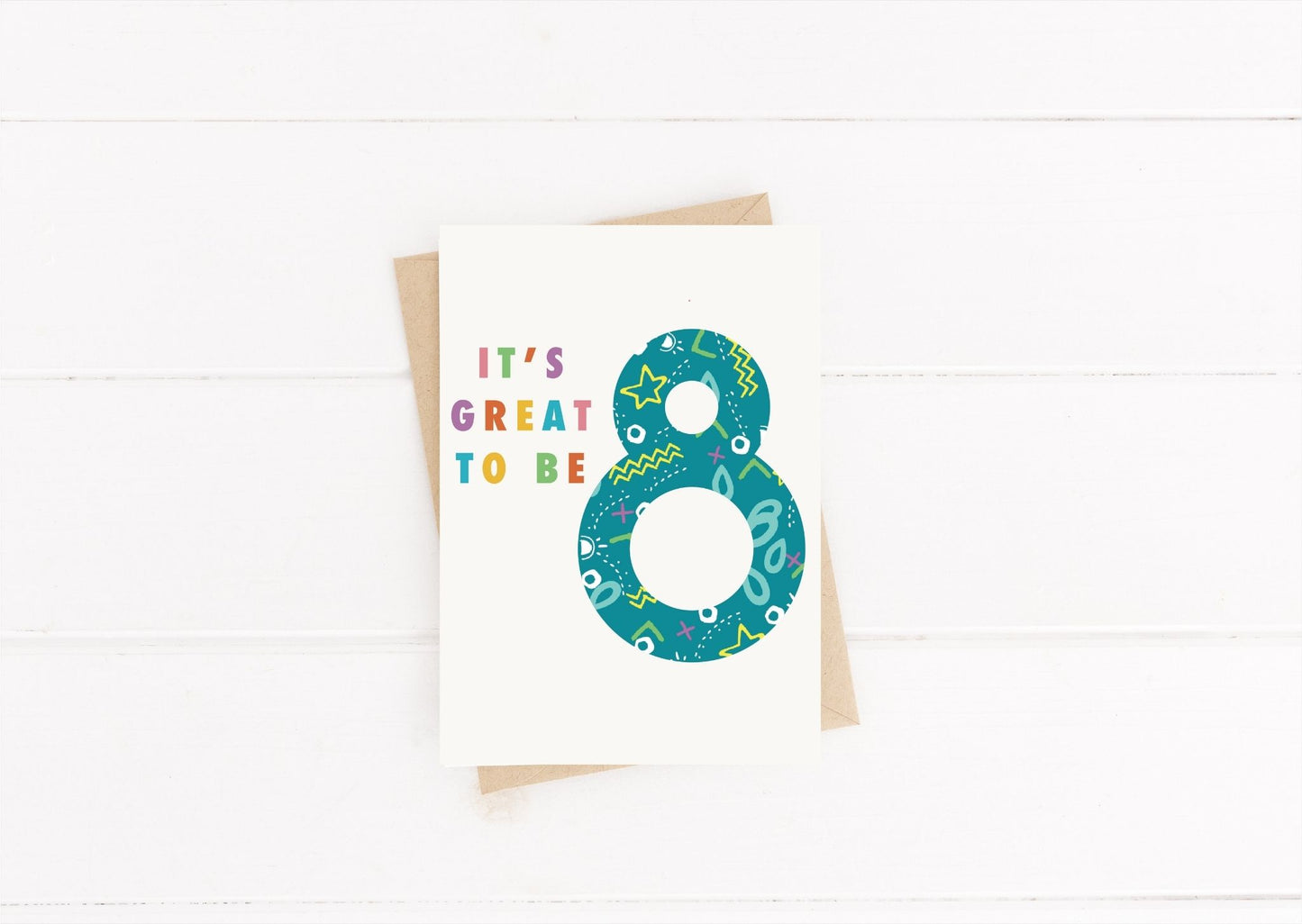 8th Birthday Card