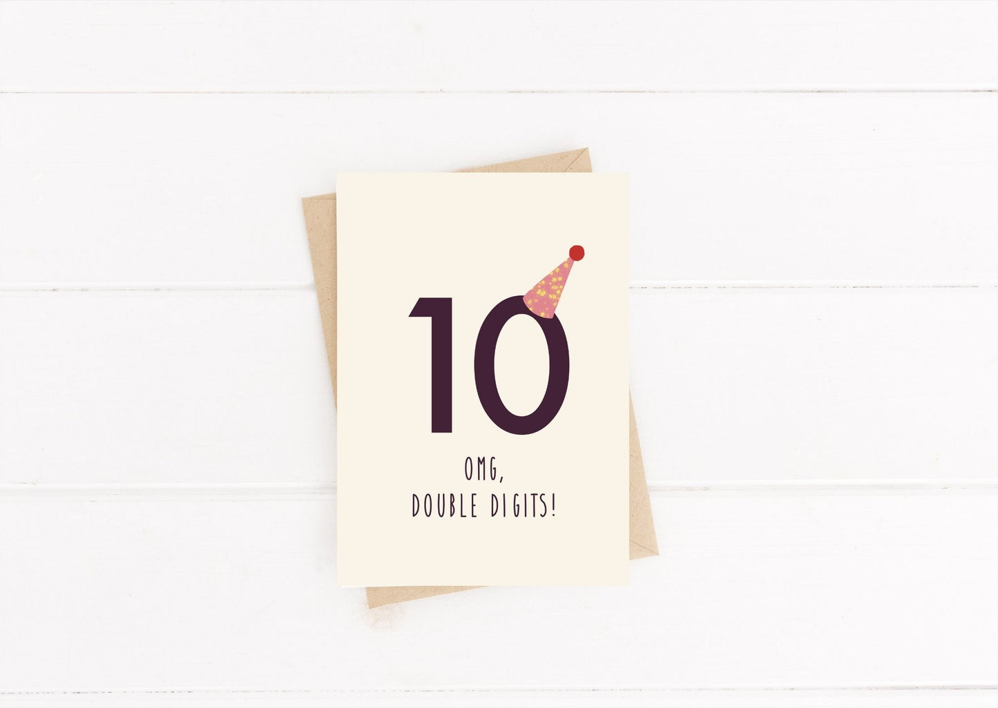 10th Birthday Card