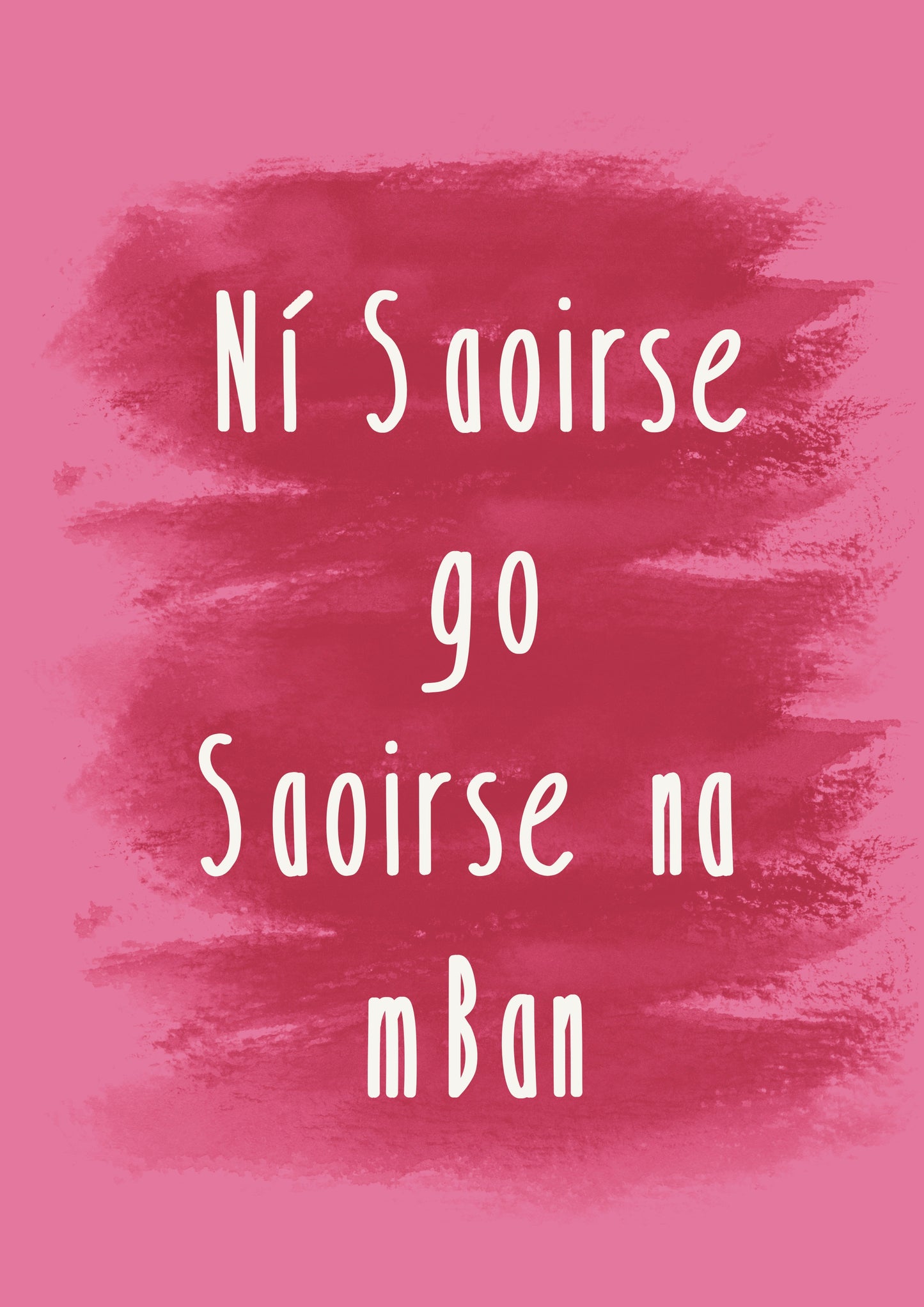 Ní Saoirse go Saoirse na mBan