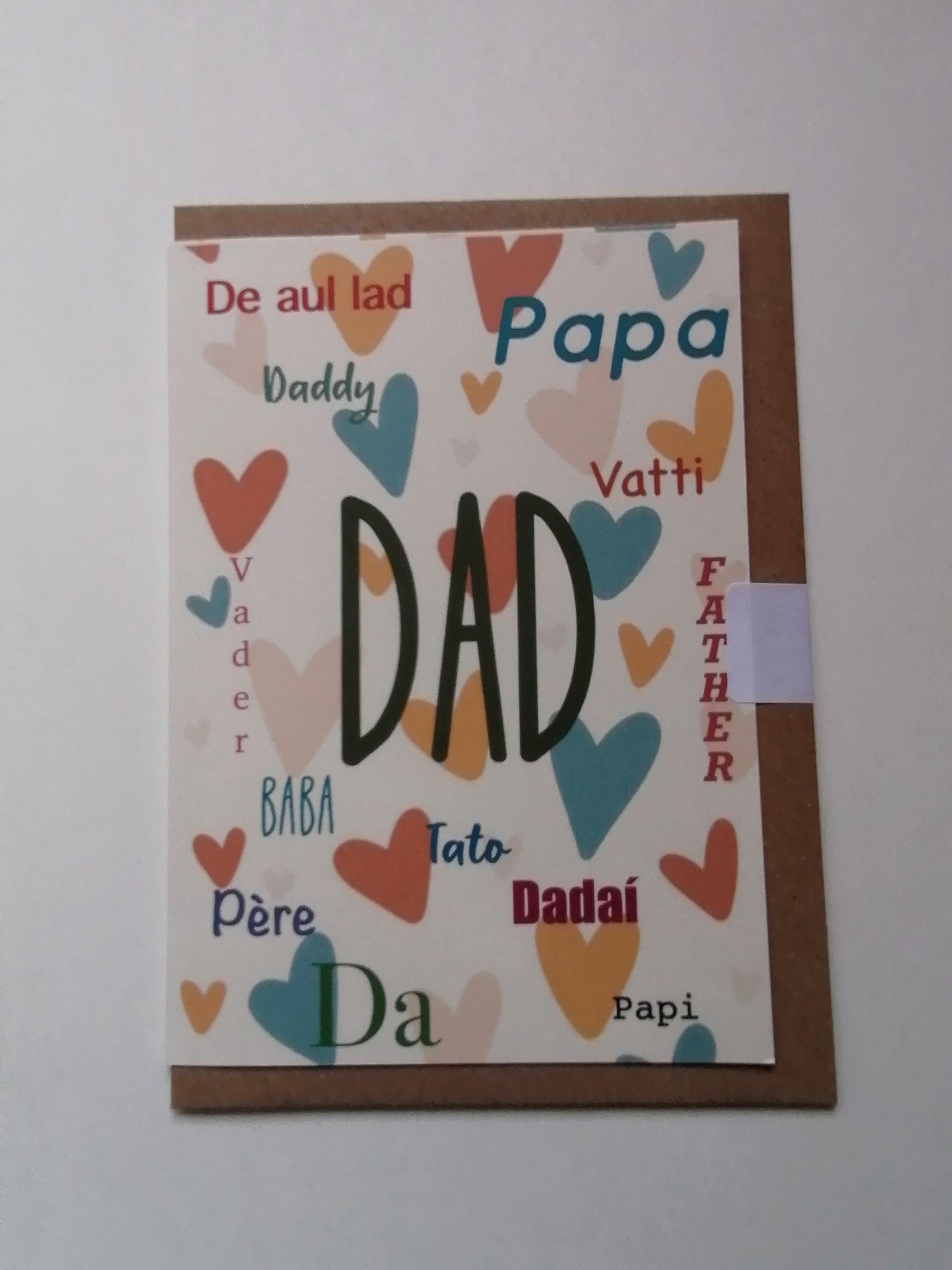 Dad, Daddy, Pops, Dadaí etc (Card)