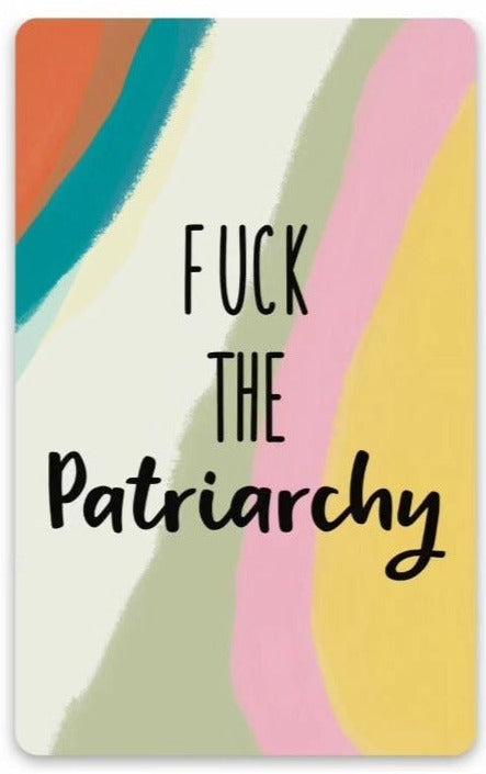 Fuck the Patriarchy Magnetic Mini Print