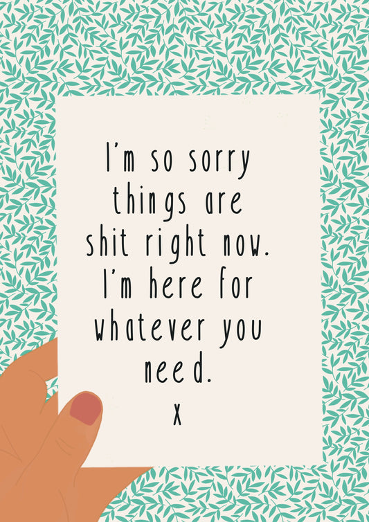 I'm sorry